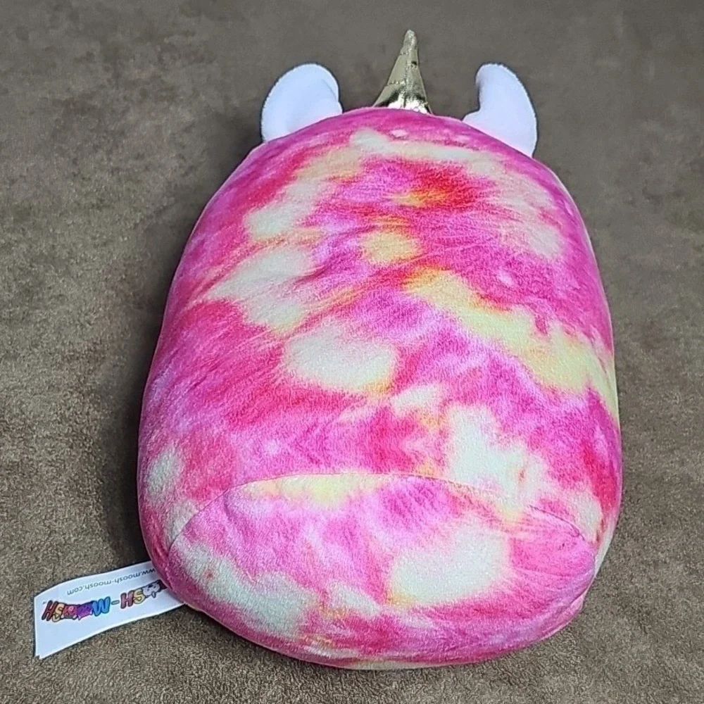 Moosh Moosh Slumber Unicorn Plush‎ Pink Tie-Dye 9